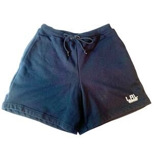 Lauren Ralph Lauren Womens Size P/S Fleece Drawstring Dark Blue Shorts Preppy